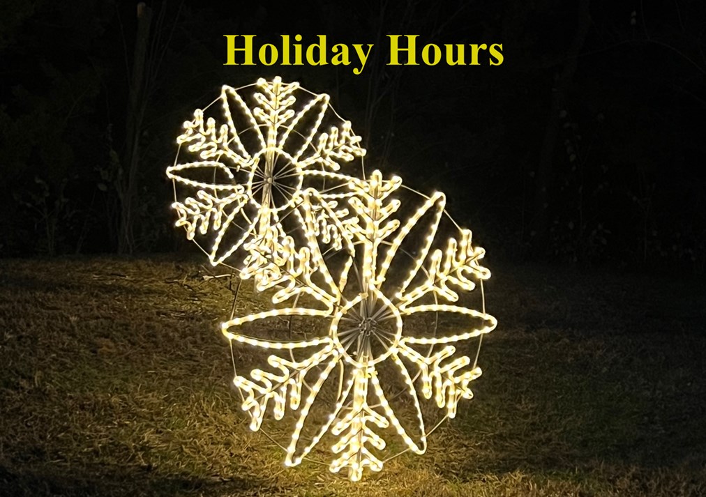 TCF Sales Holiday Hours
